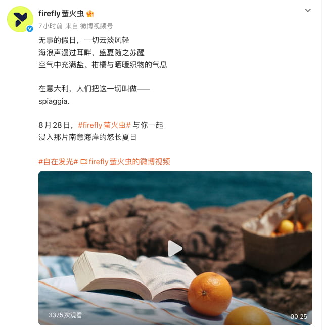 蔚来 firefly萤火虫预告 8月28日推全新特别版 主打夏日海洋设计风格